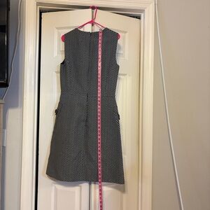 Michael Kors Black and White Midi Dress